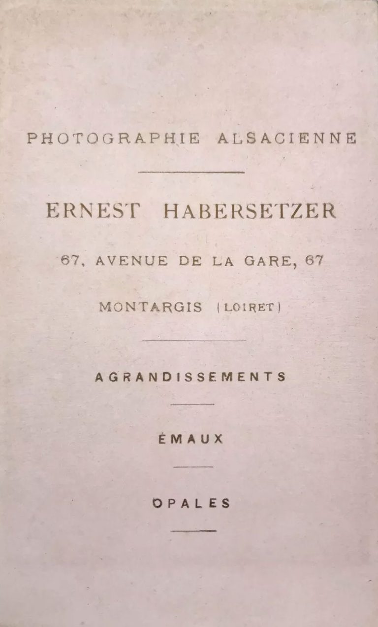 Montargis ancien - Photographe Ernest Habersetzer